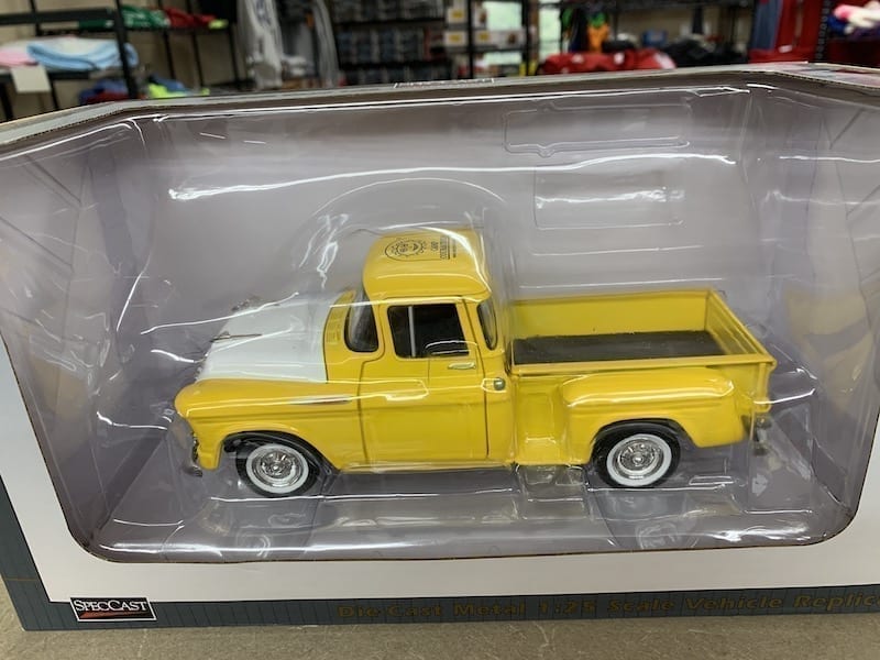 disney cars yellow truck