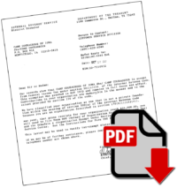 Download IRS Letter