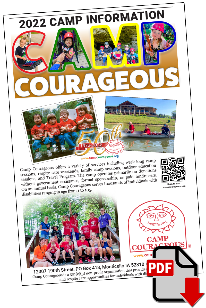 camp courageous travel 2022