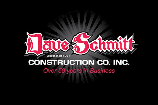 Dave Schmitt Construction black and red logo